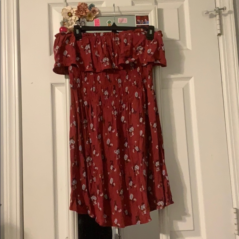 Strapless Spring Dress